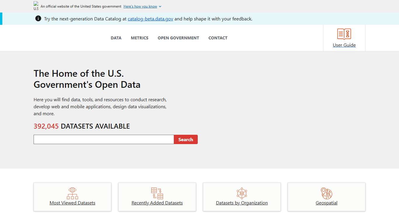 Data.gov Home - Data.gov
